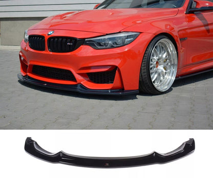 Front Bumper Lip for BMW F30 M3 Gloss Black (2012-2018)