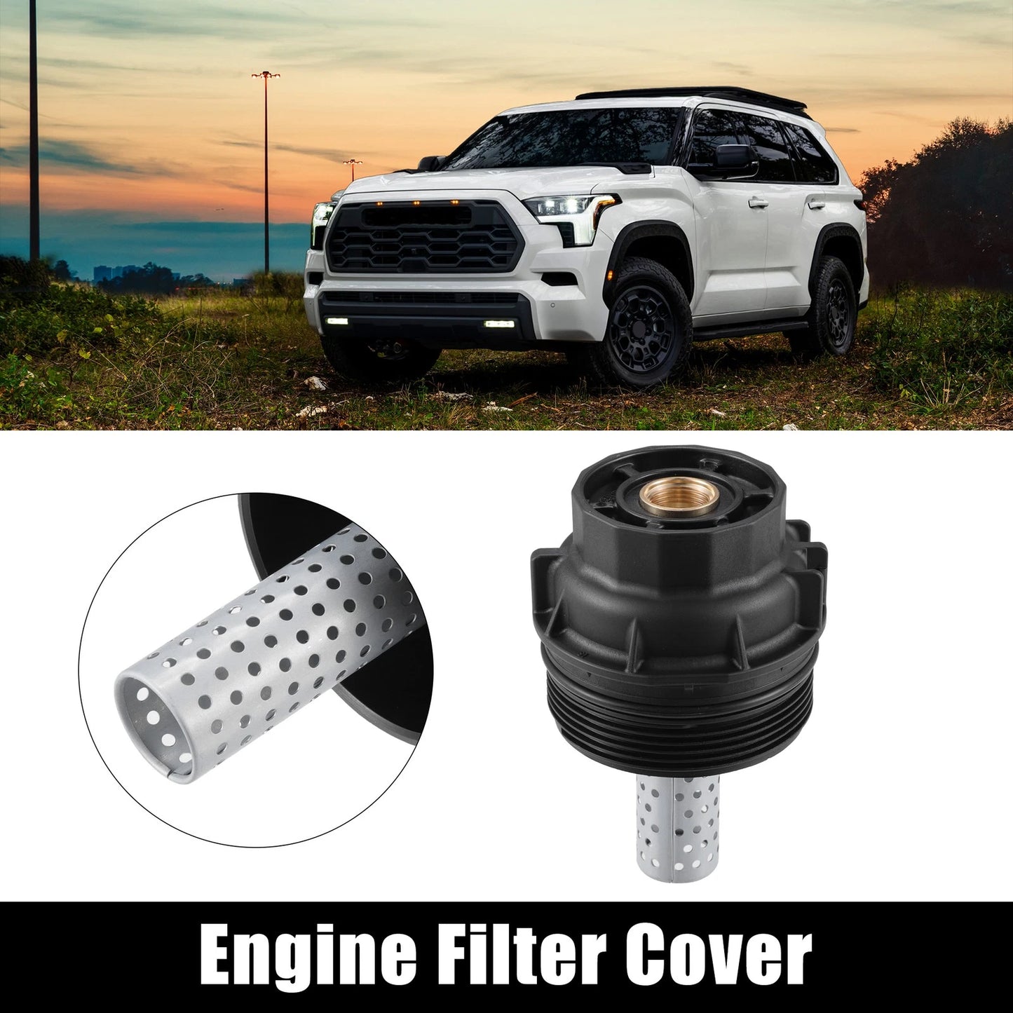 Oil Filter Housing Cap Cover for Lexus