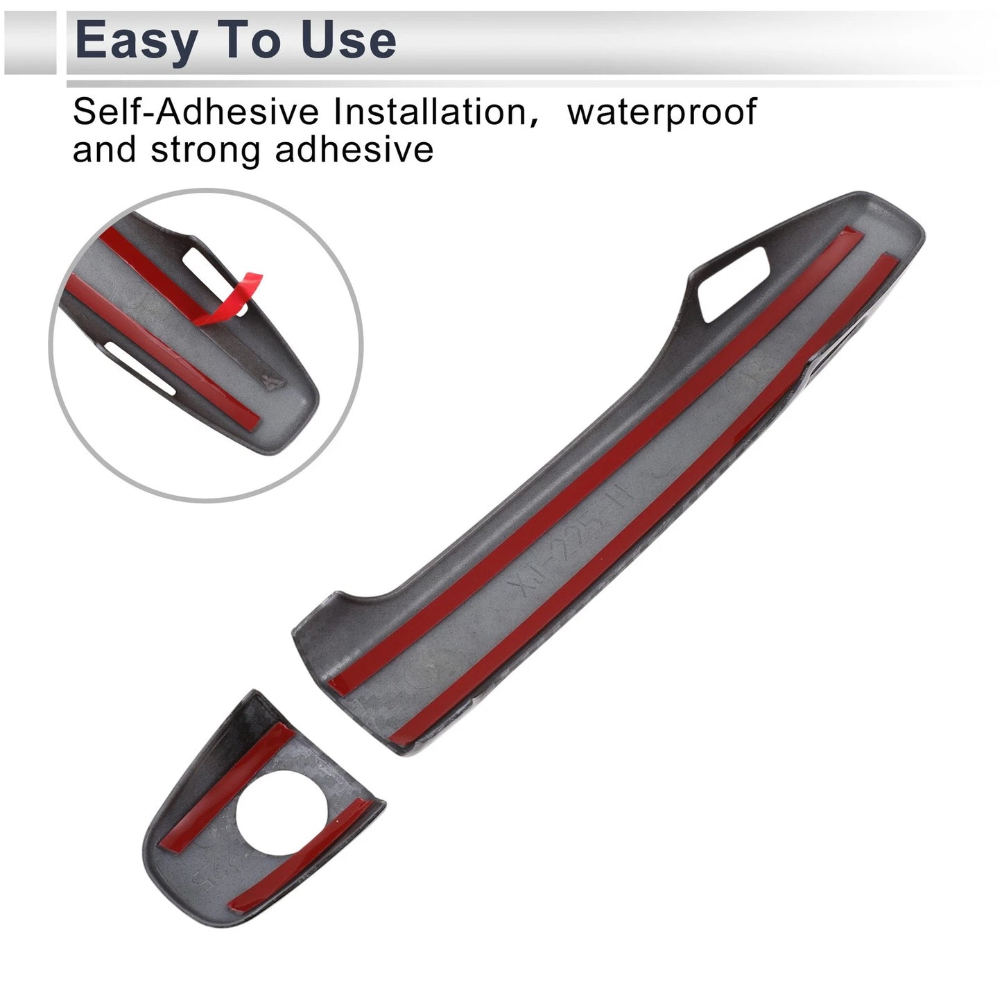 Carbon Fiber Black Door Handle Cover for Toyota Prius (2009-2015)