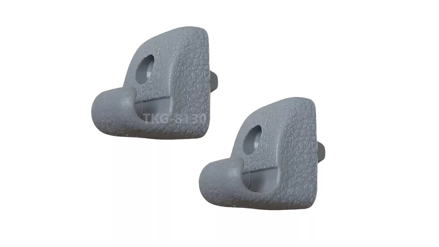 2 x Sun Visor Clips Gray for Isuzu TF TFR (1989-1999)