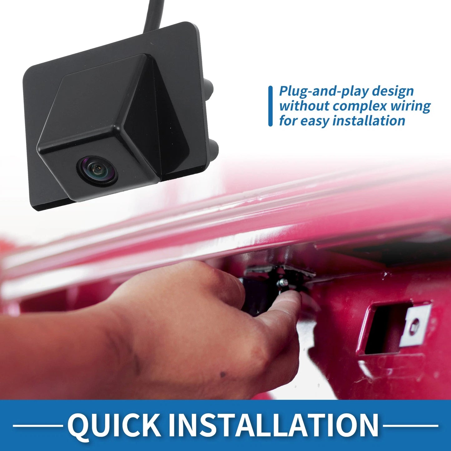 Rear View Camera for Chevy Tahoe Suburban 1500 2500, GMC Yukon XL (2009-2014)