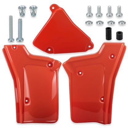 One Set Side Panels Covers Fender Plastic Body Red for Honda XR250R 1984-1985