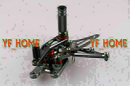 Adjustable Rear Footpegs for Suzuki GSXR1000 (2007-2008) - Grey Finish