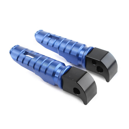 Blue CNC Rear Footpeg Footrests for Yamaha YZF-R1 R6 FZ-07 FZ-09