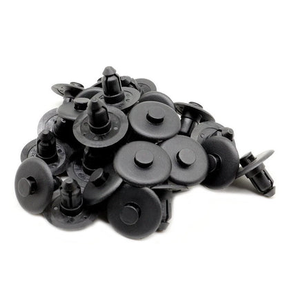 50pcs Nylon Cowl Push Type Retainer Clips for Ford Lincoln