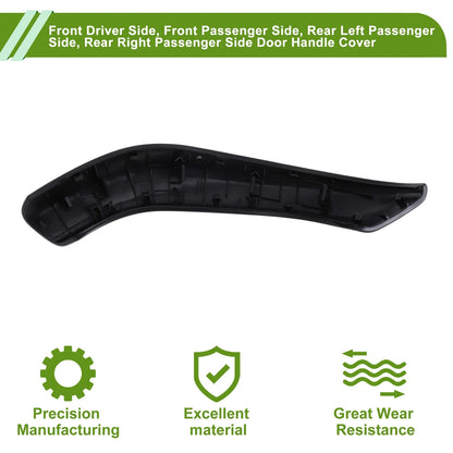 Door Panel Handle Pull Trim Cover for BMW X1 F48 (2016-2022) Black