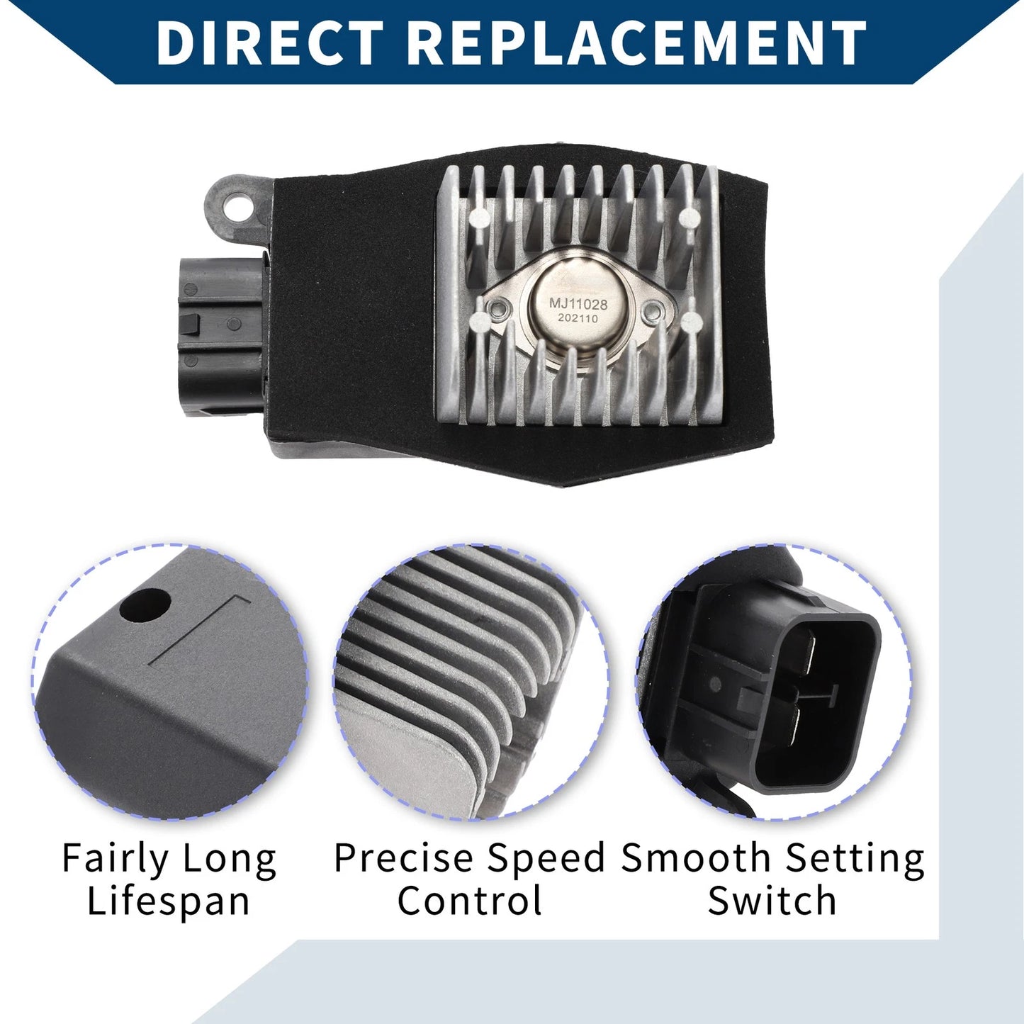 HVAC Blower Motor Resistor for Ford Expedition (2003-2006) - 1 Pcs