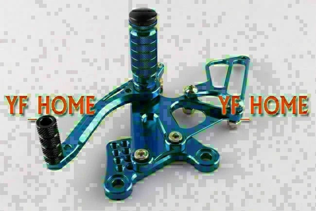 Rearset Footrest Pegs for Kawasaki Ninja ZX6R (2009-2014) Blue
