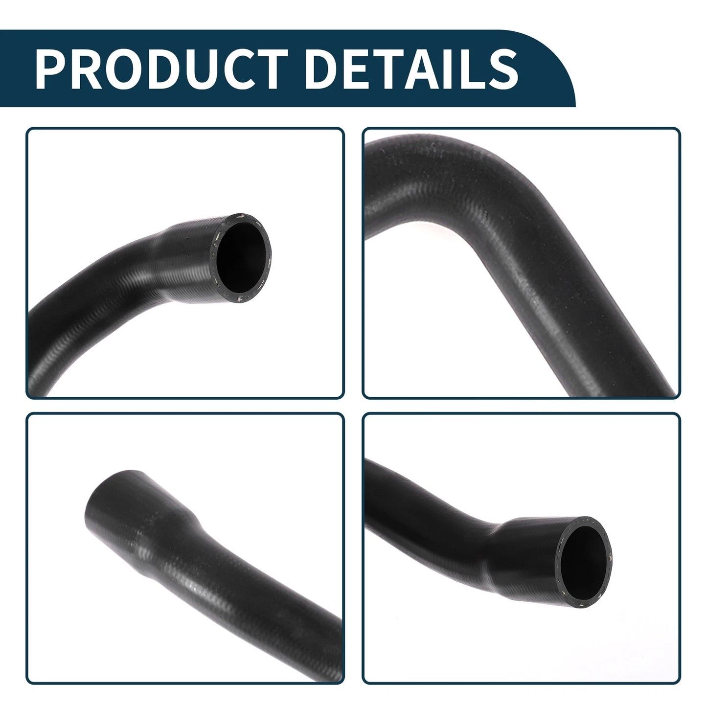 Radiator Hose Water Pipe for Volvo C30 (2011) - Rubber Black 1 x Pcs