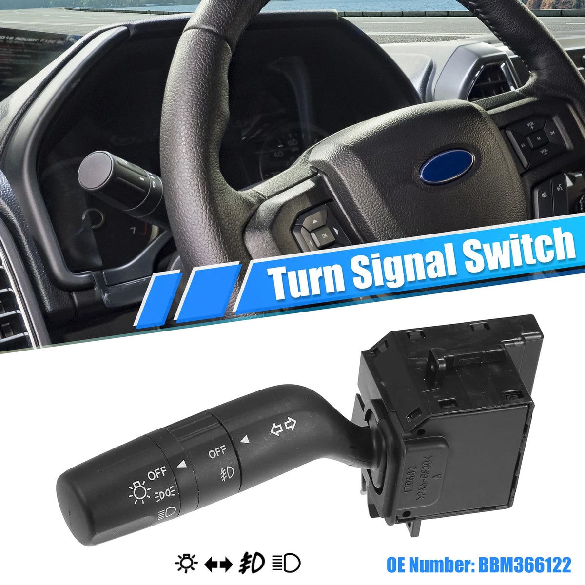 Multifunction Turn Signal Wiper Switch for Mazda 3 3 Sport 5 (2004-2013)