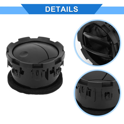 2 x Center Dash A/C Outlets for Ford F150 F250 F350 (2011-2016) Durable ABS Black