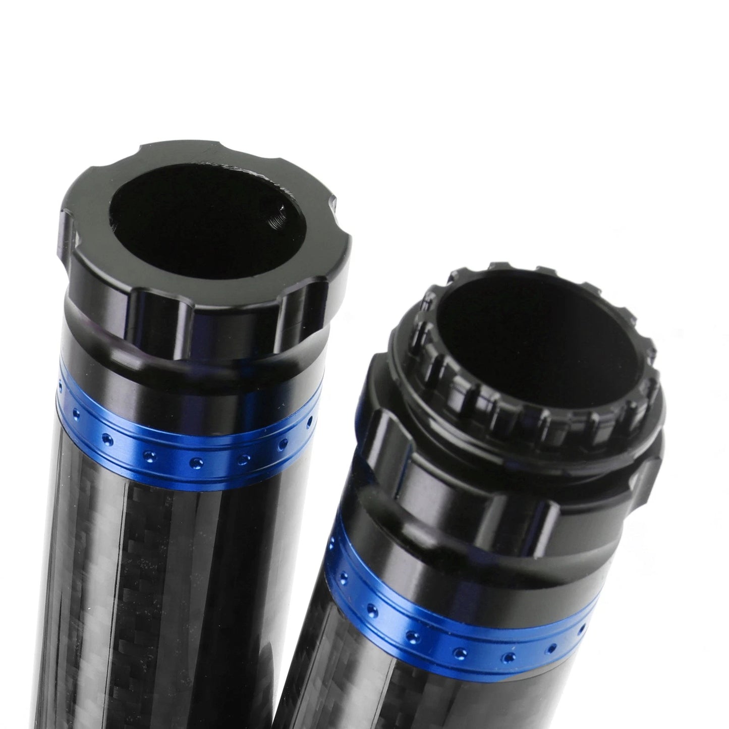 7/8" Motorcycle Handlebar Grips Carbon Blue for Cub (2022)