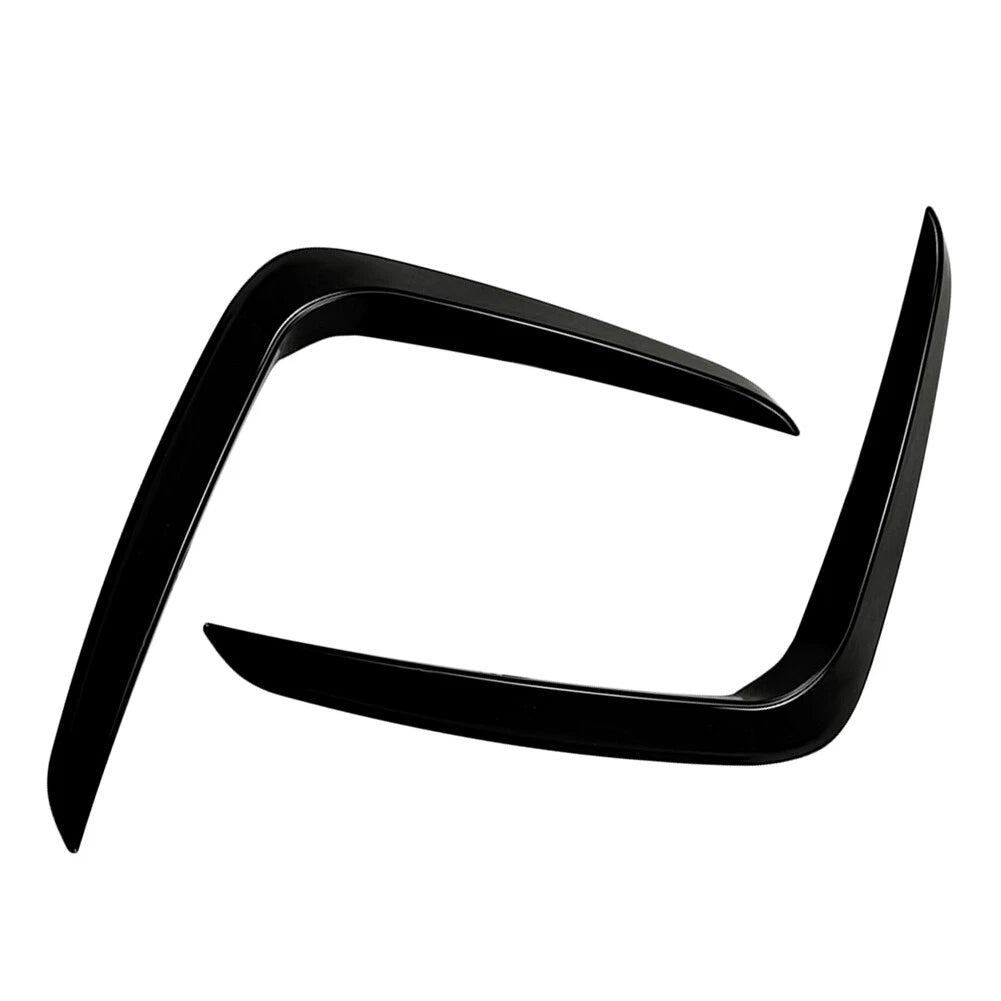 2Pcs Front Bumper Air Vent Trim for BMW X3 G01 X4 G02 M Sport (2022+) Glossy Black