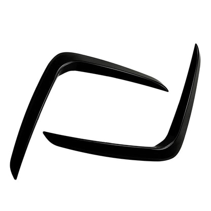2Pcs Front Bumper Air Vent Trim for BMW X3 G01 X4 G02 M Sport (2022+) Glossy Black