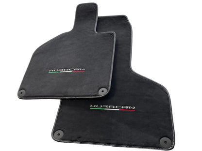 Floor Mats for Lamborghini Huracan Coupe Alcantara Leather LHD (2014-2023)