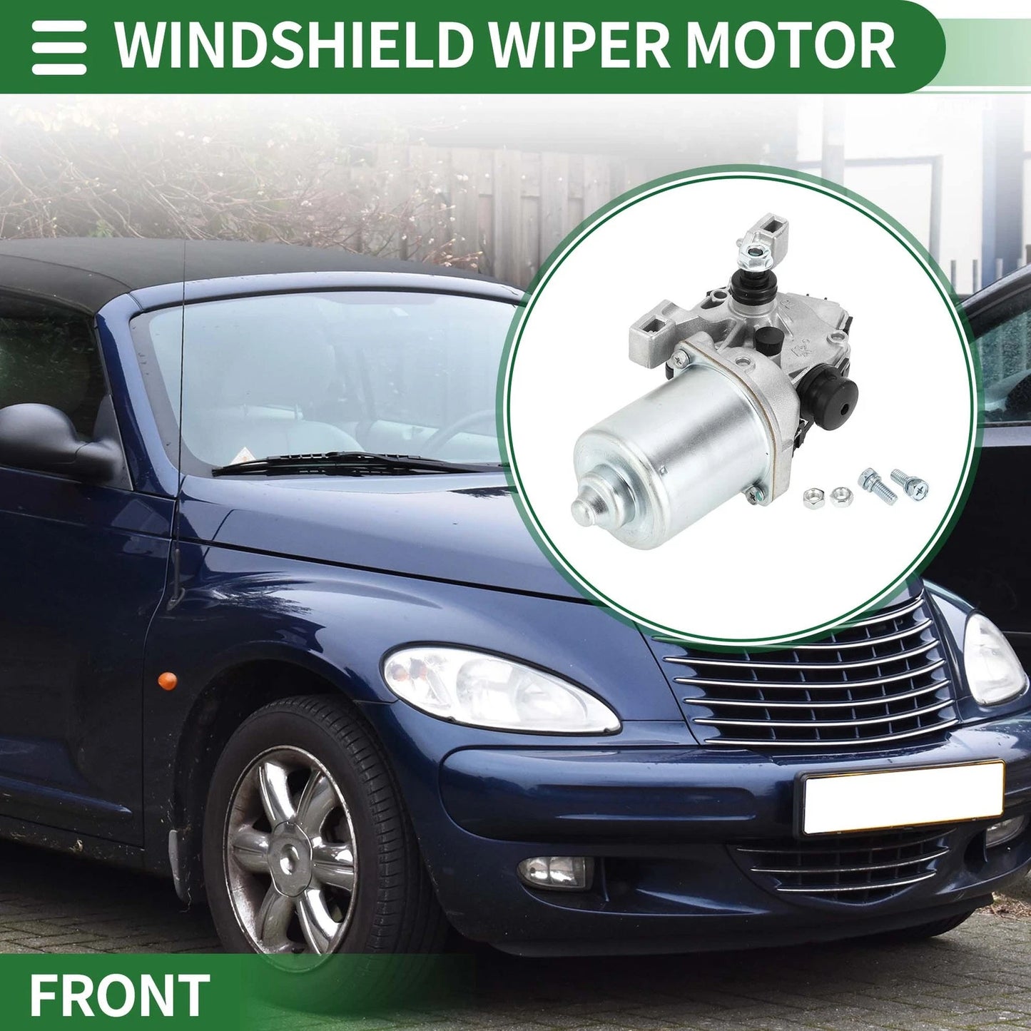 Front Windshield Wiper Motor for Chrysler PT Cruiser (2006 - 2010)