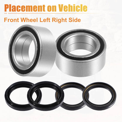 Front Wheel Bearing & Seals Kit for Honda FourTrax Rancher 420 (2007-2013)