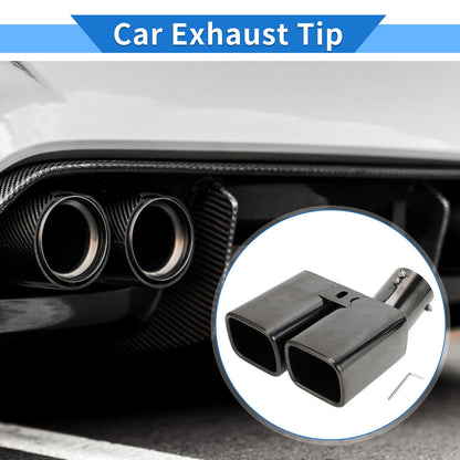 1 Pc Dual Exhaust Tip 2.4" Inlet for Toyota Alphard Vellfire (2015-2023)