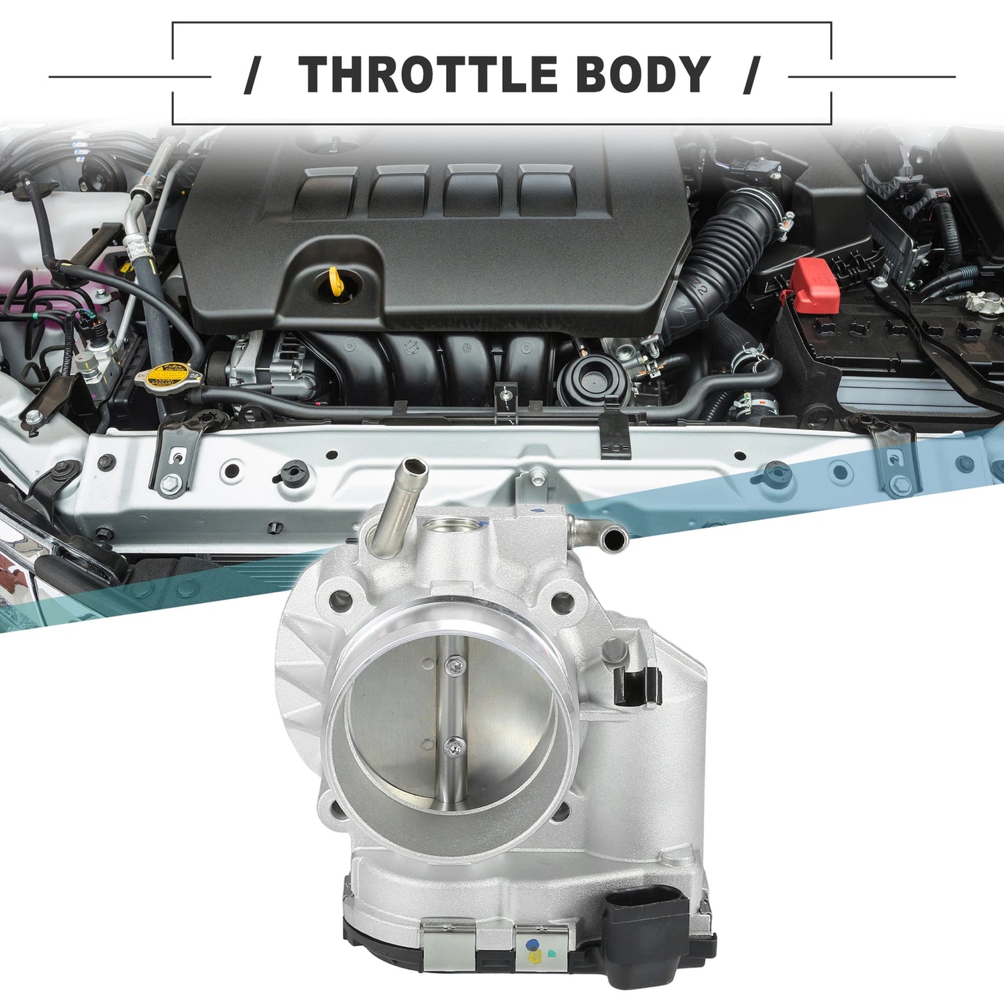 Throttle Body for Hyundai Santa Fe 2.4L L4 (2010-2012) - 1 x Pcs No.3510025400