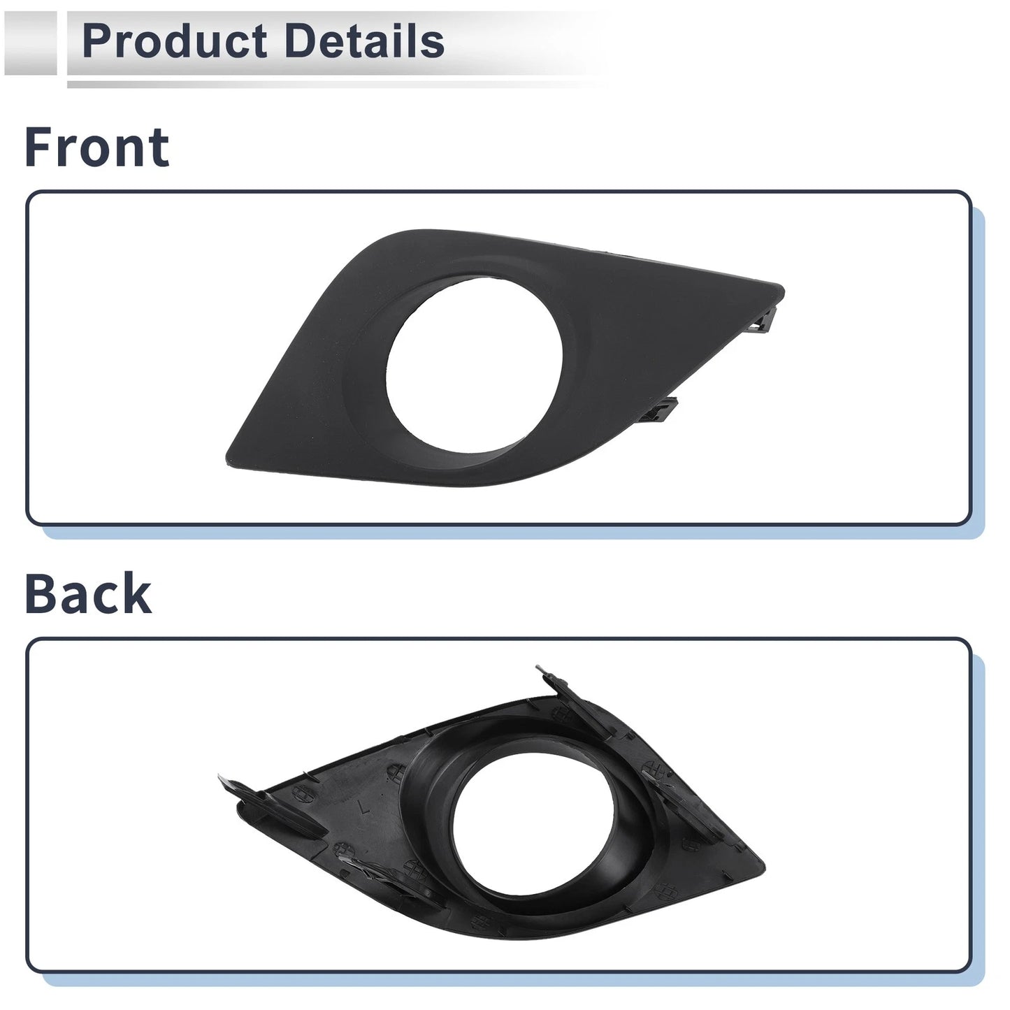 Front Left Fog Light Grill for Toyota Corolla (2014-2016) - 1 x Pcs