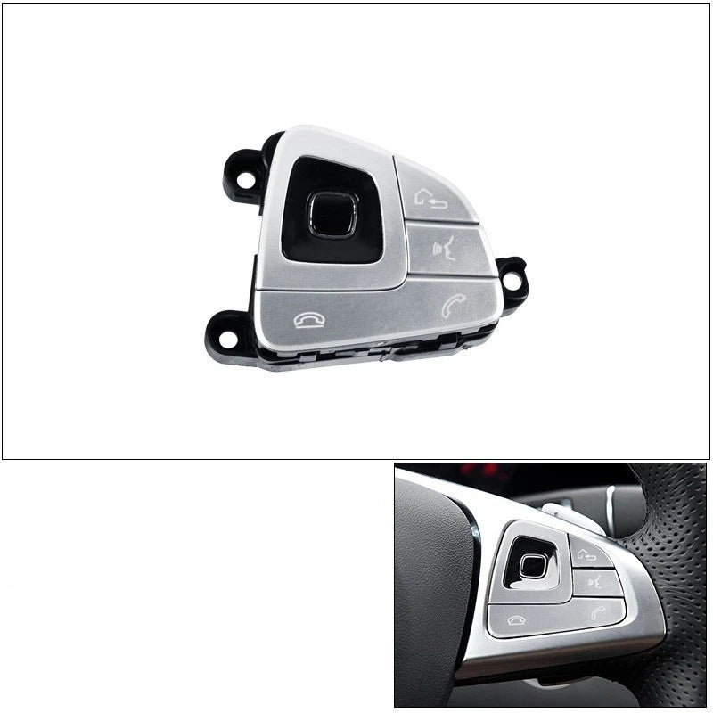 2 x Steering Wheel Switch Button Set for Benz E-Class W213 W238 (2016–2018)