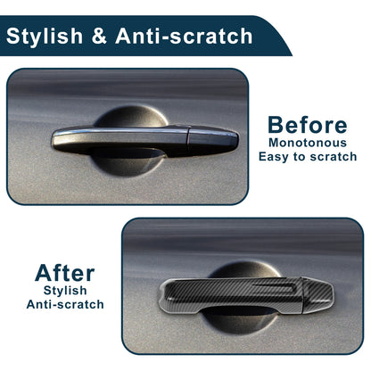 Door Handle Cover Trim for Jeep Wrangler JL (2018-2022) - Black Tailgate Cover