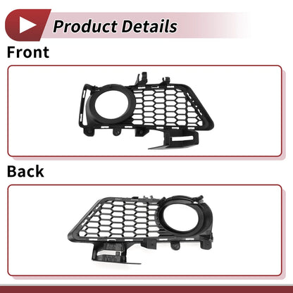 Front Right Fog Light Grill for BMW 3 Series (2012) - 1 x Black