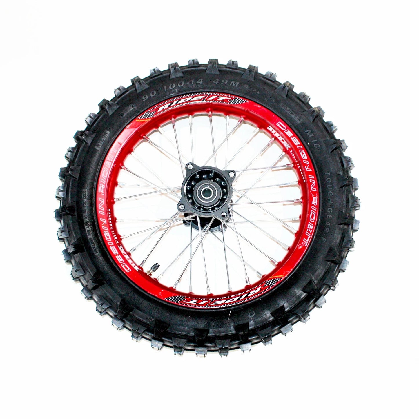 14" Rear Alloy Wheel Rim for PIT PRO Bigfoot Dirt Bike (90-100)