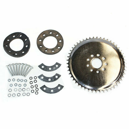 50T Rear Sprocket Cog Rubber Mount for 80cc 100cc Motorized Push Bike