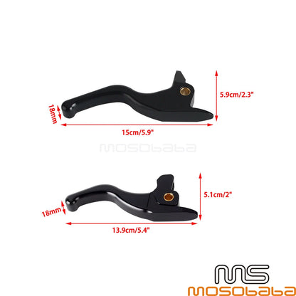 Finger Handlebar Hand Brake Clutch Lever for Harley Softail (2016-2023)