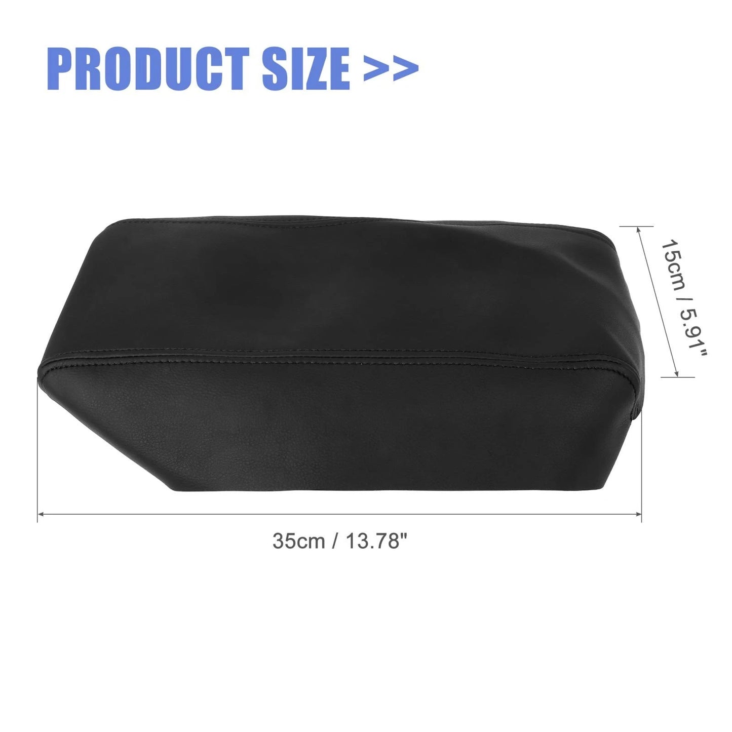 Center Console Lid Armrest Cover for Toyota Prius (2004-2009) Black