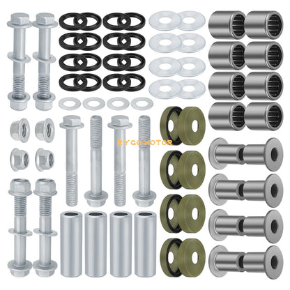 Front Upper+Lower A Arm Bushings Seals Kit / 2 x / Suzuki Z400 LTZ400 Arctic Cat