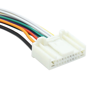 DC 12V Car Wire Harness Male Socket w/ FM Antenna Adapter for Nissan