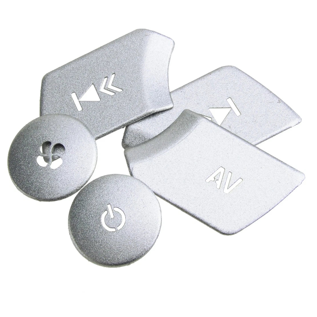 15 x Silver Air Conditioning Button Cover Trim for Jaguar XF (2008-2015)