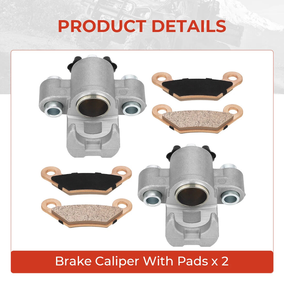 Front Brake Caliper for John Deere Gator HPX 4x4 TX 4x2 XUV 620i 4x4