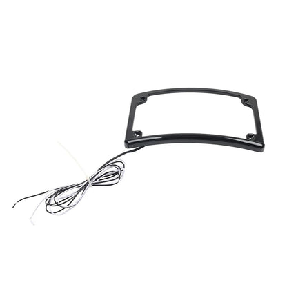 Rear License Frame Bracket w/Light for Harley Touring Glide