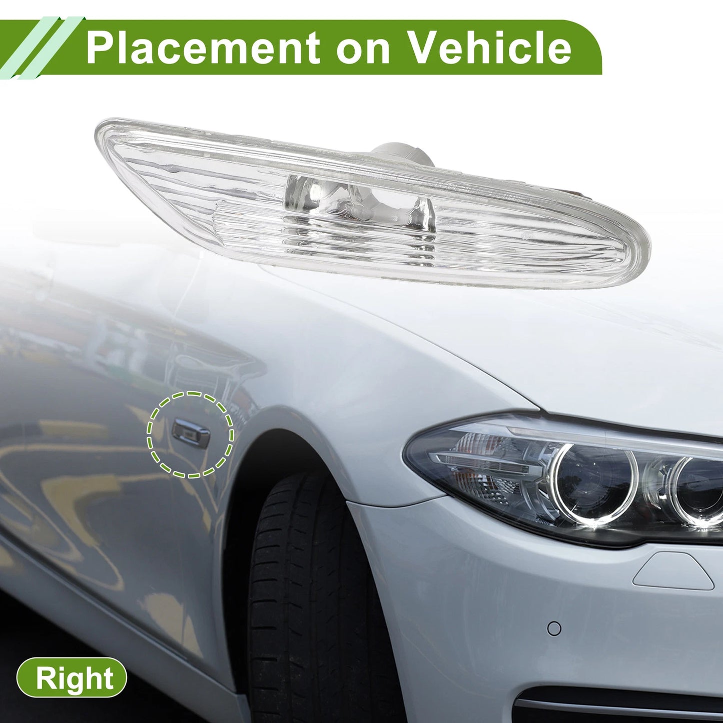 Right Side Marker Light Cover for BMW 325i (2002-2006)