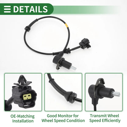 ABS Wheel Speed Sensor for Chevrolet Aveo (2004 - 2014)