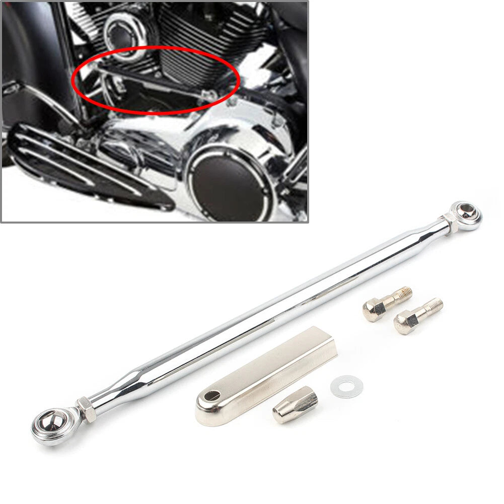 Chrome Round Shift Linkage Shifter for Harley Tour Glide Electra Glide Road King