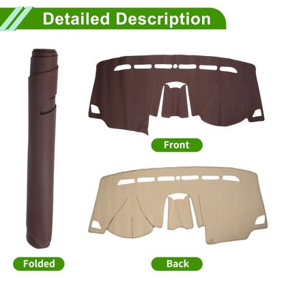 Dashboard Cover Mat for Ford Edge (2015-2021) - Brown