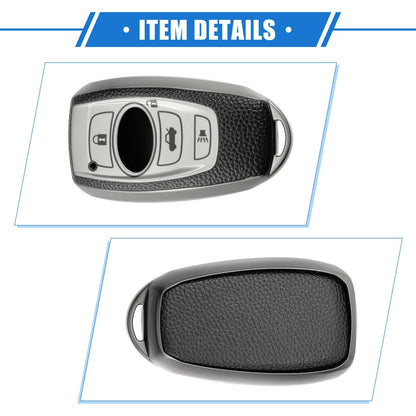 4 Button Smart Remote Key Shell for Subaru Ascent (2019-2022) TPU Silver