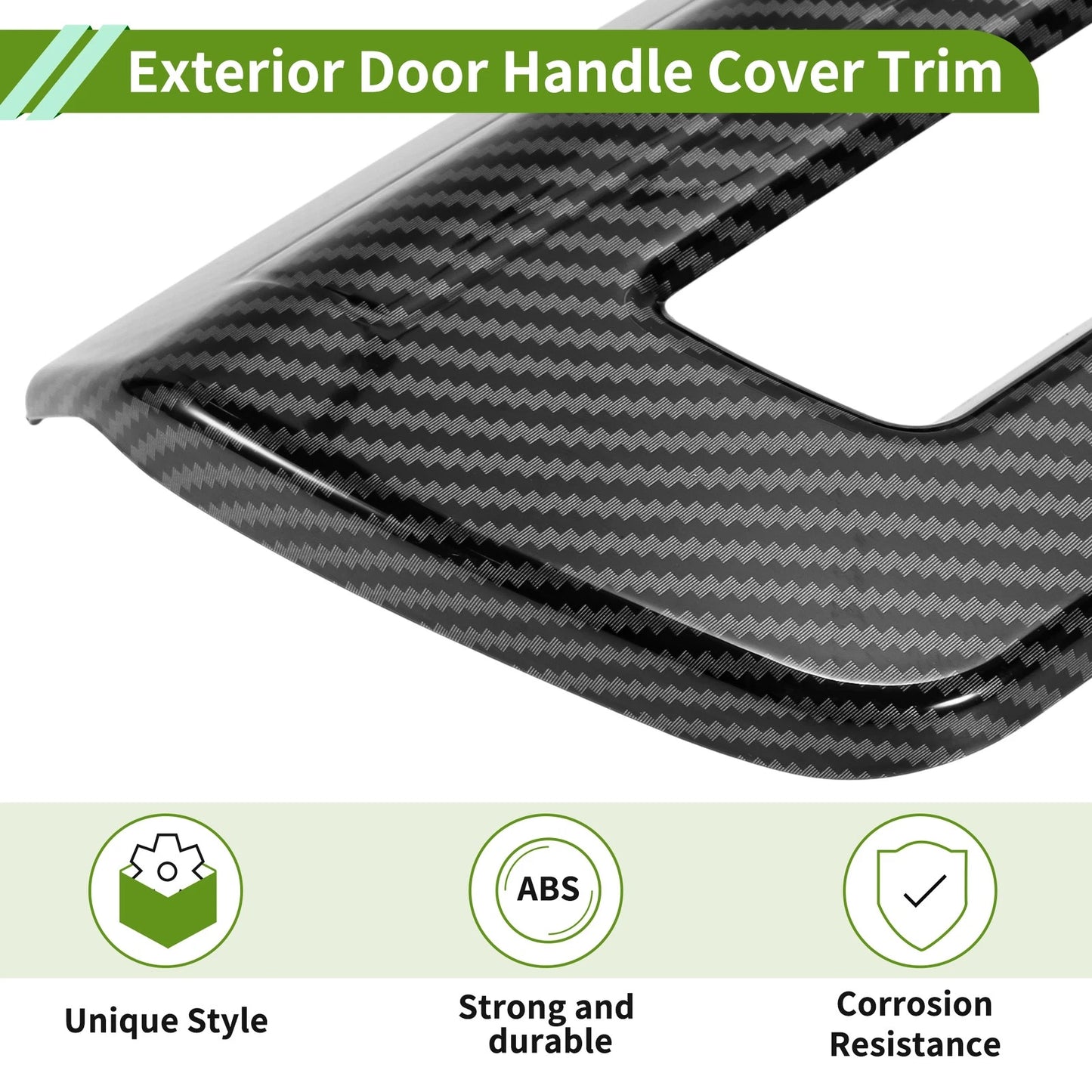 Exterior Trim Tailgate for Ford F150 Black ABS (2015-2020)