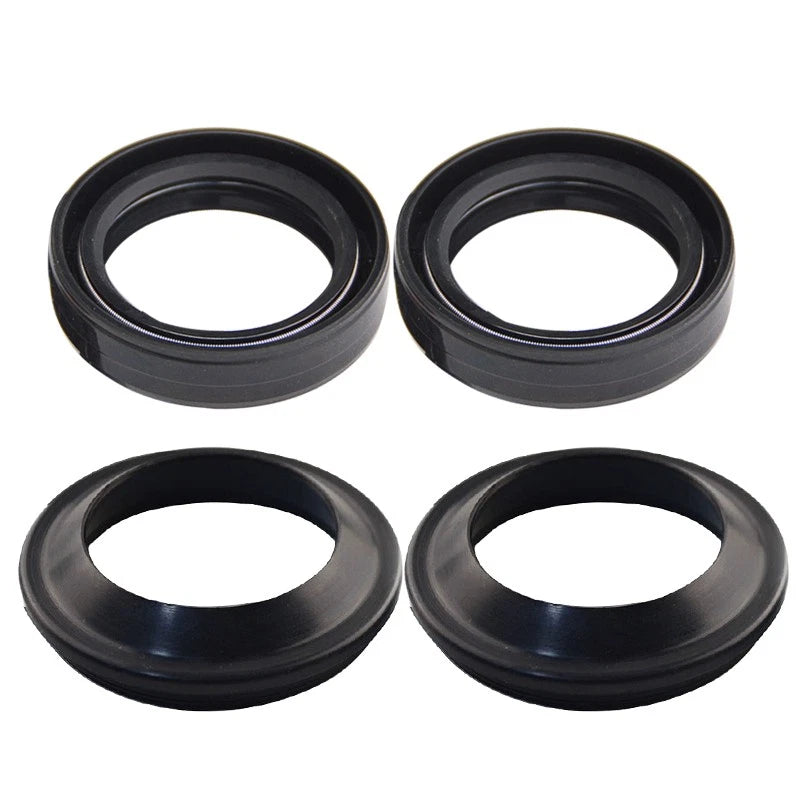 Front Fork Seal Kit 35x48x11mm with Dust Caps for Yamaha Suzuki Kawasaki