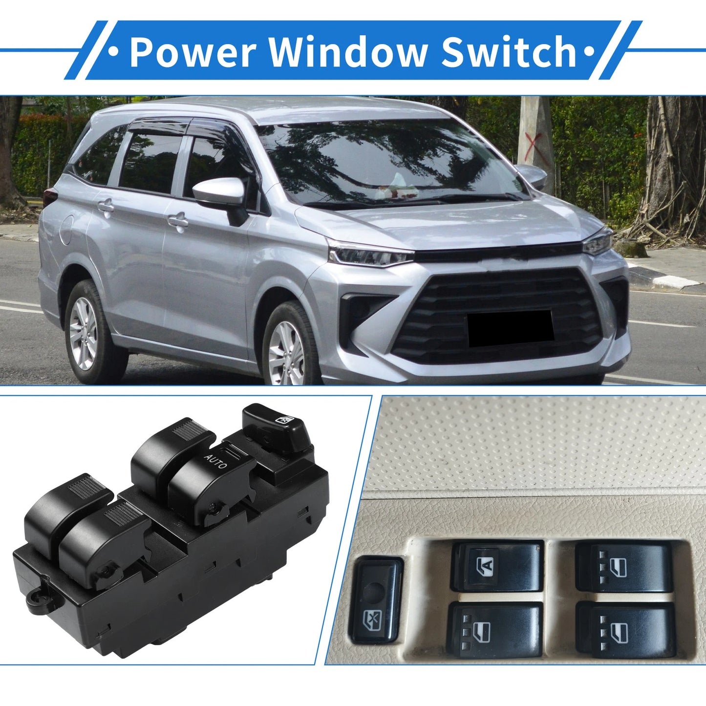 Power Window Switch for Toyota Avanza, Corolla (2001-2023)
