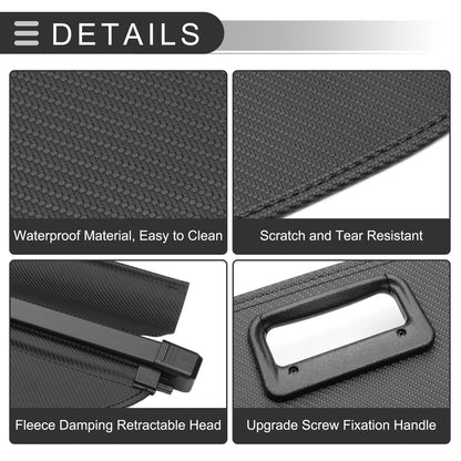 Retractable Cargo Cover for Subaru Forester (2014-2018) Black Carbon Fiber