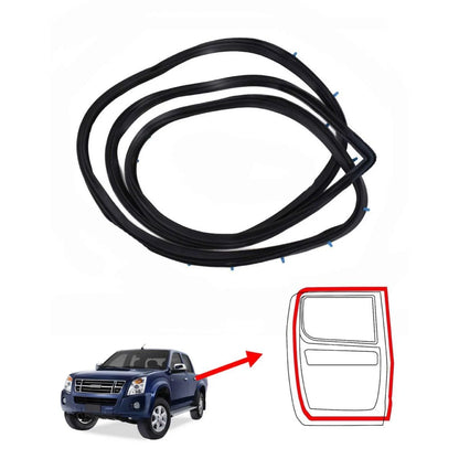 Door Rubber Seal Weatherstrip Rear LH+RH Fits Isuzu D-Max TFR 4D Pickup 2003-11