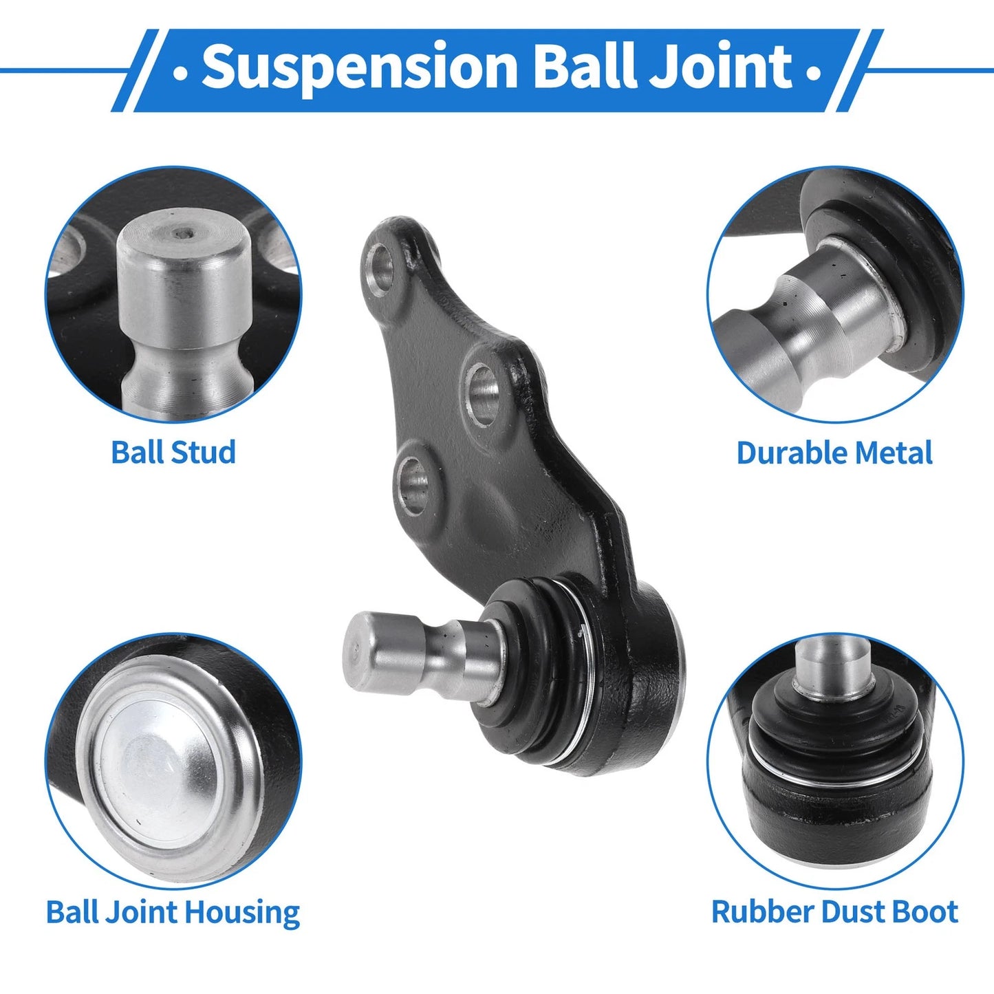 2 x Front Lower Ball Joints for Hyundai Sonata (2011-2014)