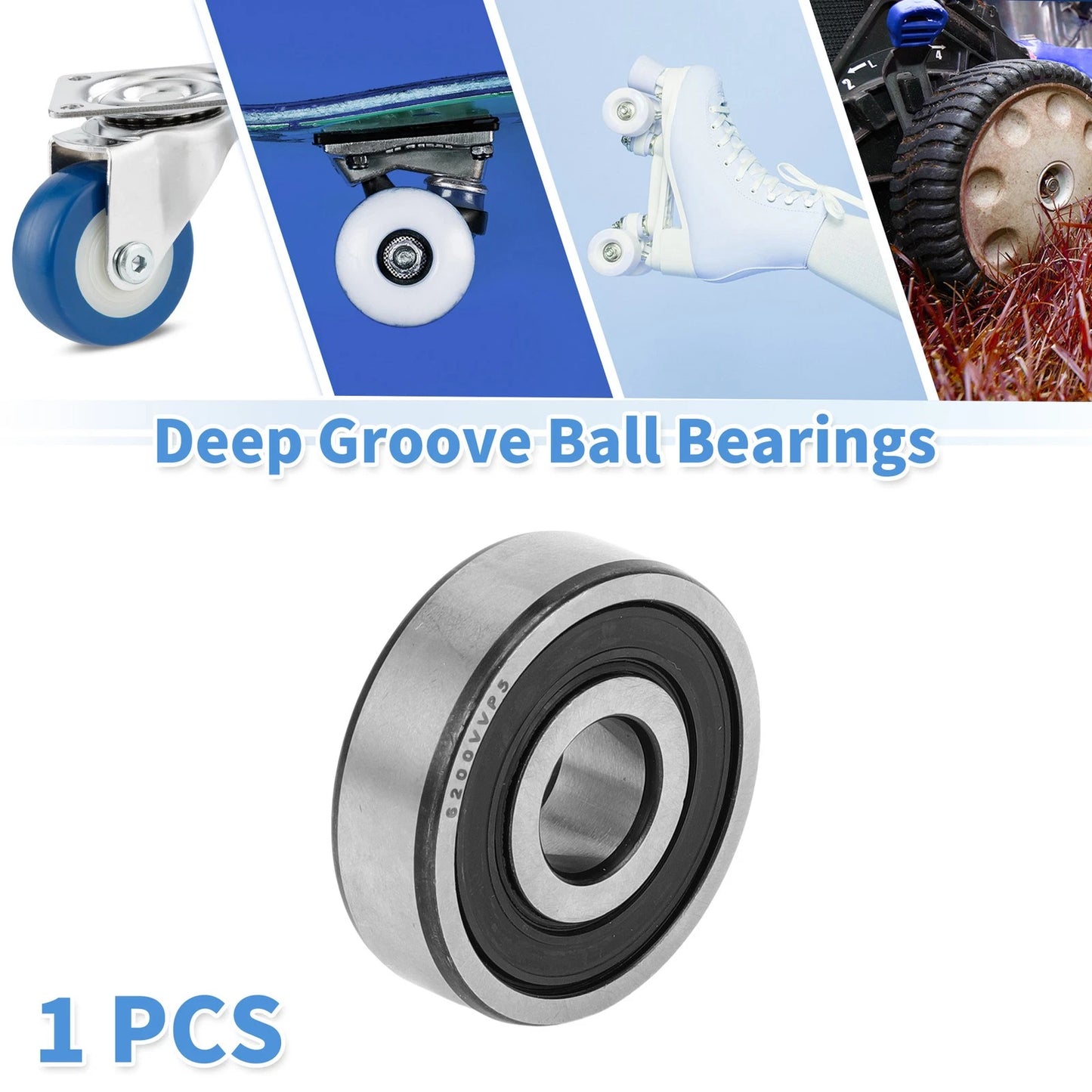 Deep Groove Ball Bearings 10x30x9mm for Scooter Skateboard Wheel