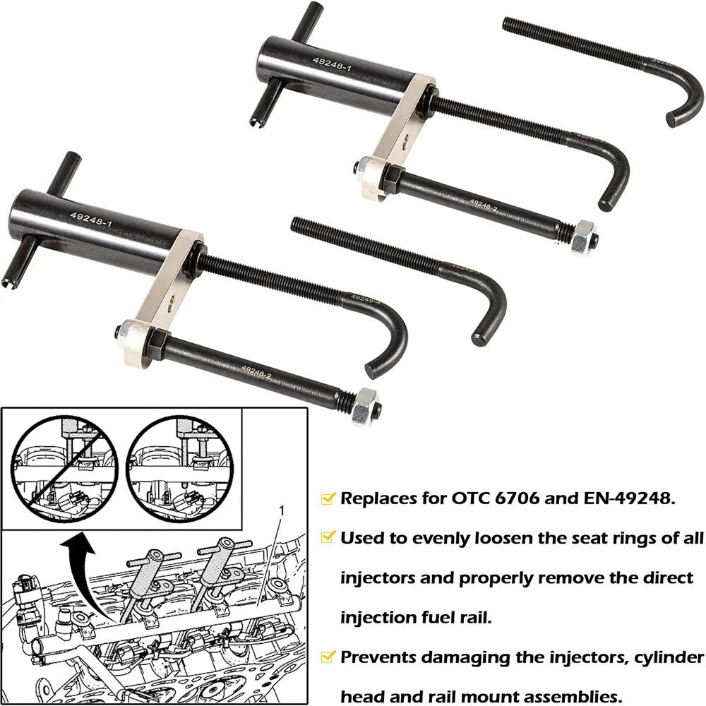 Fuel Injector Rail Assembly Remover & Seal Tools for GM245