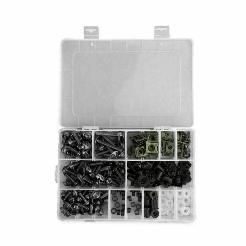 223PCS Black Fairing Screw & Clamp Set for F2 (No Year Specified)